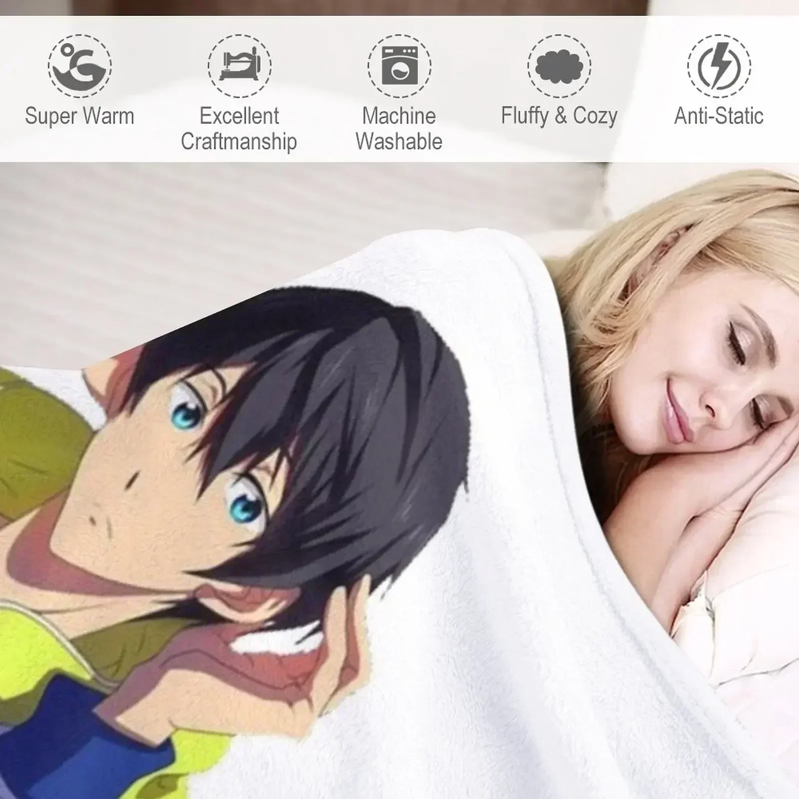 Одеяло Haruka Nanase роскошное одеяло для дивана тонкие одеяла декоративные диванов