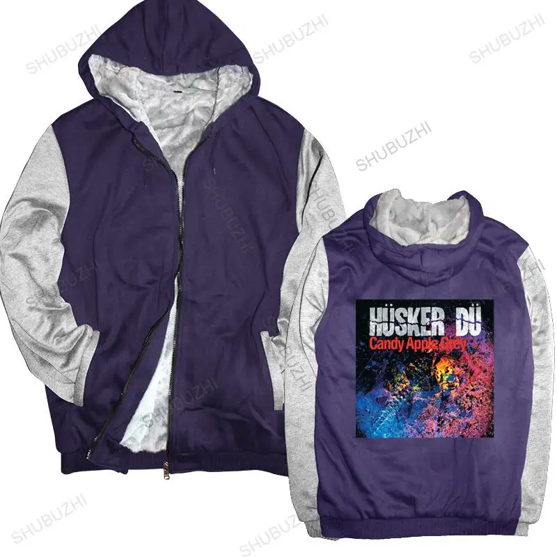 

cotton man hoodies winter jacket Husker Du Zen Candy Aplle Grey Band Arcade unisex brand fleece hoody thick jacket