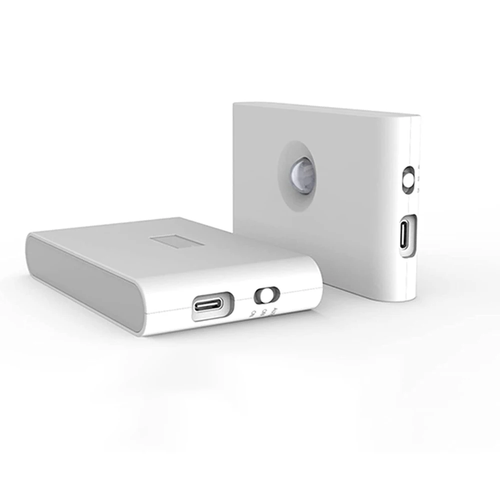 

Rechargeable Night Lamp with Dusk to Dawn and Motion Sensor PIR Motion Sensor Night Light Warm Soft White Step Light for Bedroom
