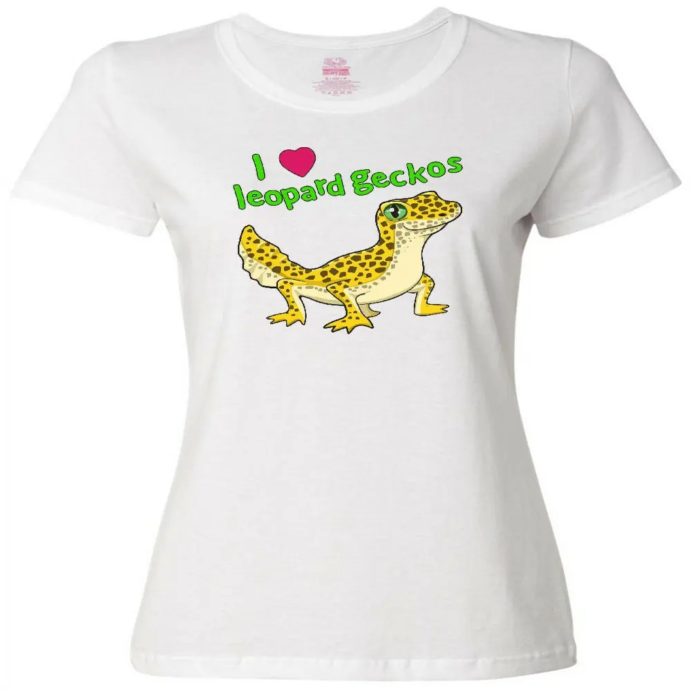

Женская футболка с надписью «I Love Leopard»