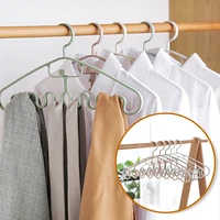 3pcs waves multi port support hangers for clothes drying rack multifunction plastic clothes rack drying hanger storage hangers