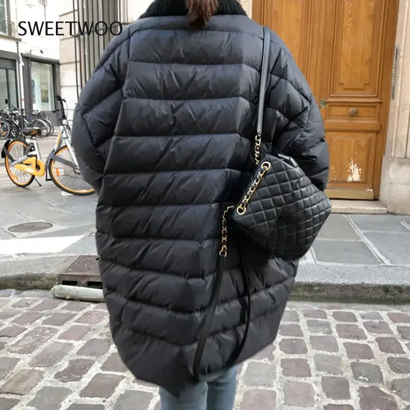 Ladies Jackets Keep Warm In Autumn And Winter 2022 New Cotton Coat With Belt, Ladies Loose Pocket Bubble Thick Down Jacket