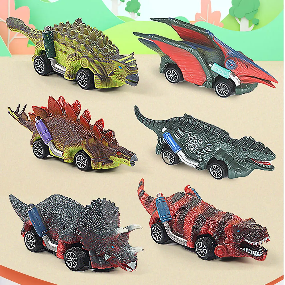 

Dinosaur Pullback Car Tyrannosaurus Rex Model Children's Inertial Toy Fall-Resistant Children's Toy Car