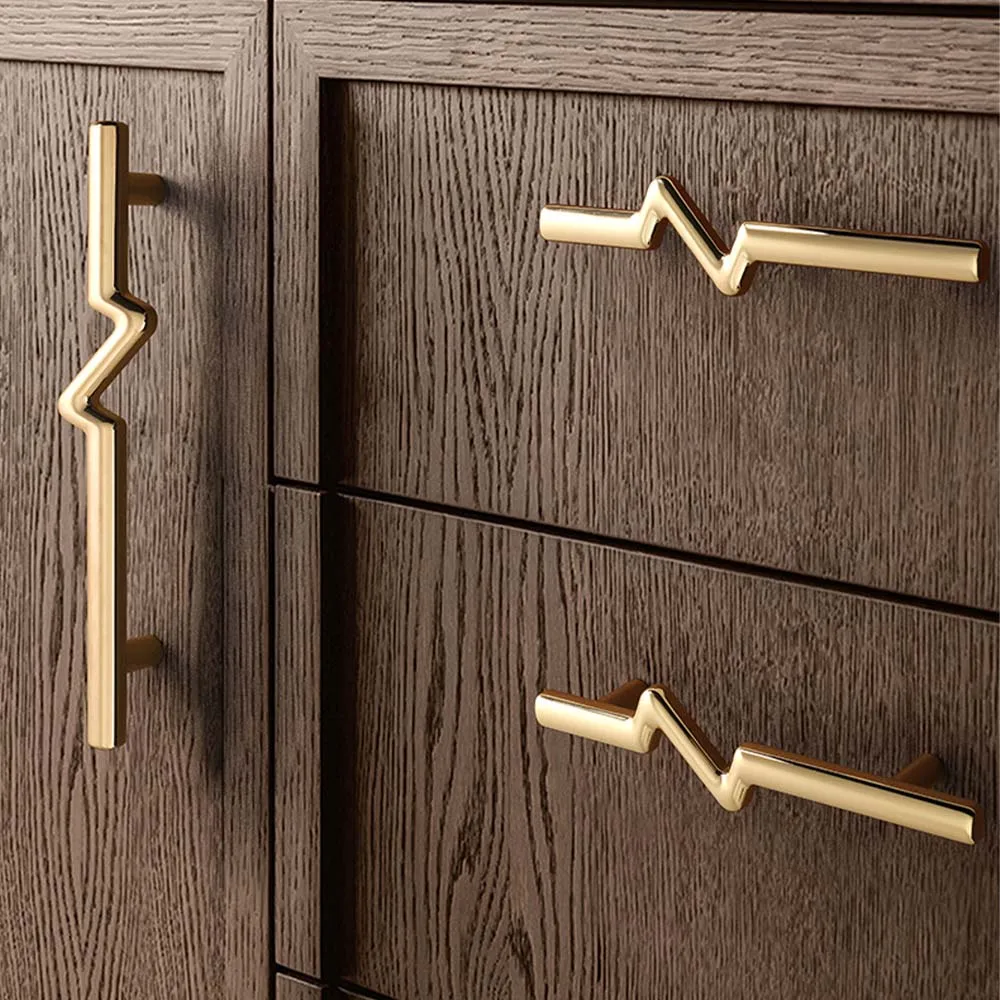 

Creative Light Luxury Wardrobe Cabinet Cabinet Door Handle Modern Minimalist Furniture Cabinet Door Shoe Cabinet Drawer Handles