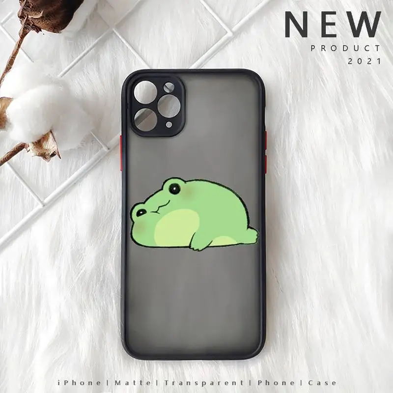Матовый Прозрачный чехол для iphone 14 11 12 13 plus mini x xs xr pro max