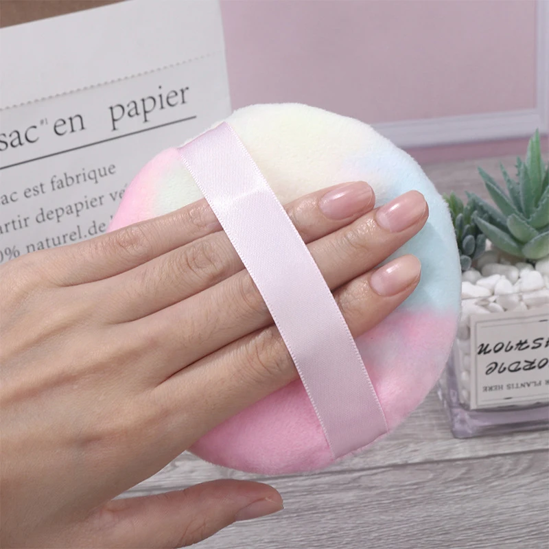 

Fashion Texture New Makeup Fluffy Soft Plush Powder New Summer Puff Sponge Talcum Powder Makeup Tools