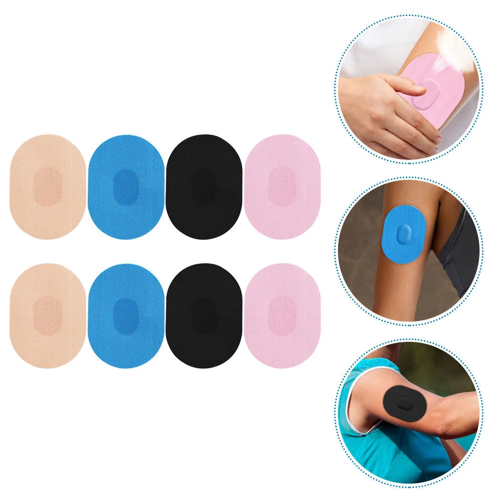

8pcs Outdoor Motion Sensor Sensor Arm Band Covers Breathable Sensor Patches