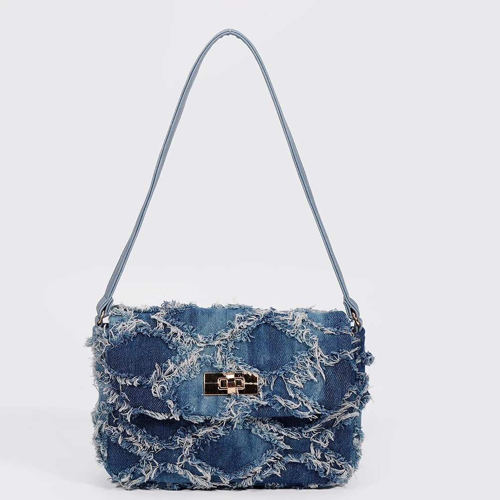 

Маленькие джинсовые женские сумки на плечо, мини-сумка, состаренный джинсовый кошелек, вечерняя сумка, клатч, сумочка