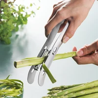 stainless steel double side vegetable peeling knife yam peeling knife cucumber fruit vegetable cutter peeler kitchen tool