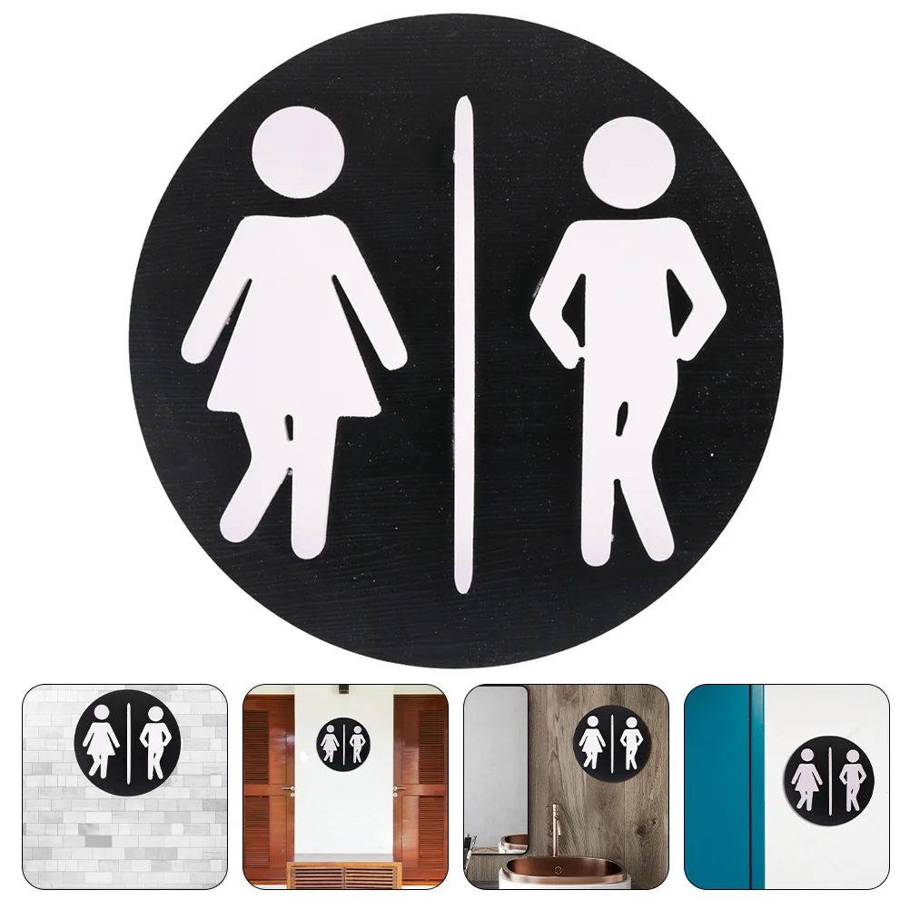 

Sign Toilet Bathroom Signs Restroom Dooridentification Washroom Business Female Public Wc Ladies Andplate Unisexwall Men