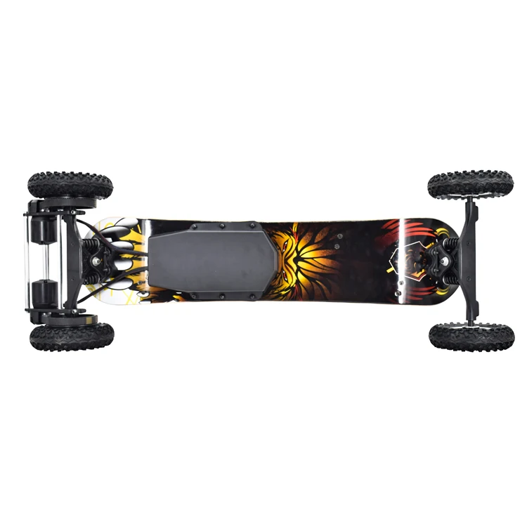 

USA warehouse electric 10000mAH 420wH skateboard 10 layers maple Belt drive motor Off-road Mountain board electric skateboard