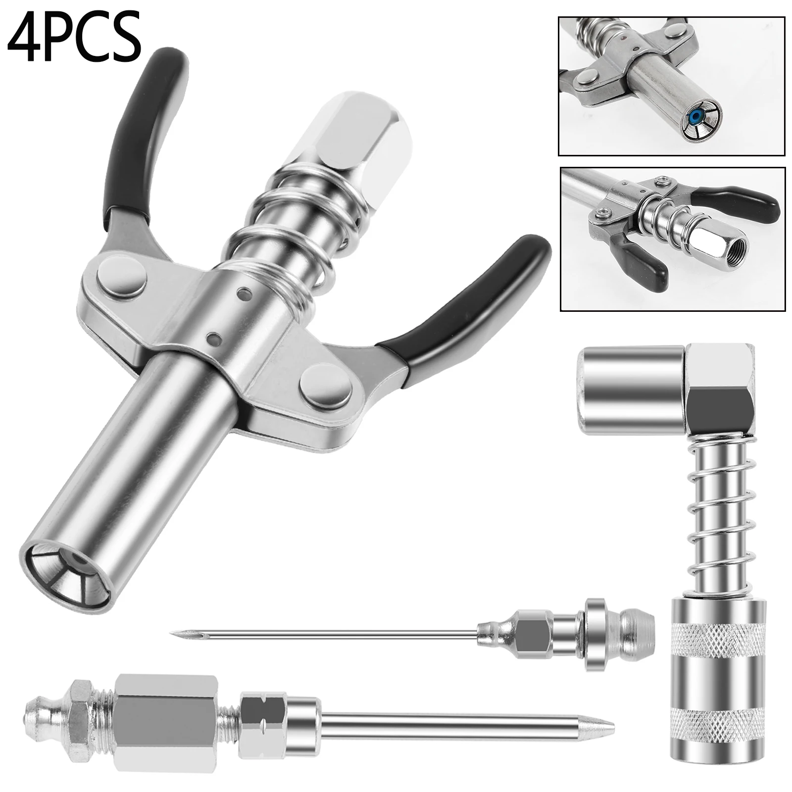 4 шт. 10000PSI муфта для смазочного пистолета NPTI/8 масляный насос быстроразъемная