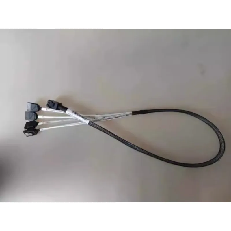 

SFF 8643 To 4 SATA Cable 1 To 4 Server Mini SAS Hard Disk Data Cable 62cm Forward Reverse Line