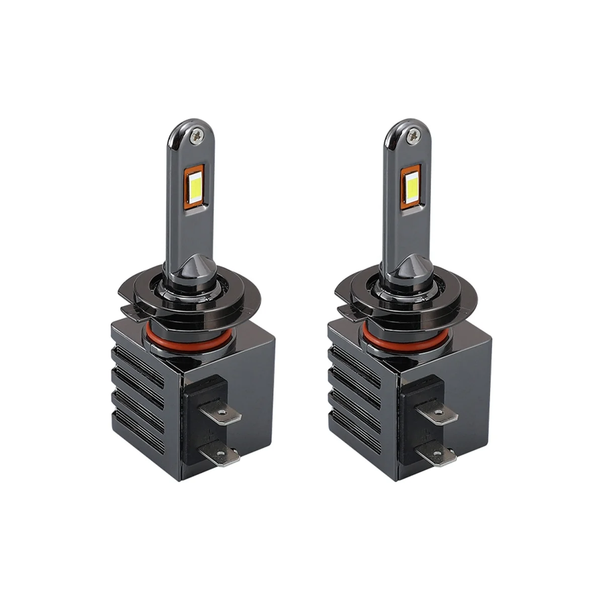

H1 H3 H7 H8 LED Headlight Bulb Combination Fins+Heat Pipe+Plating Housing