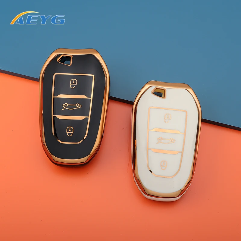 

ТПУ чехол для автомобильного ключа чехол для Peugeot 2008 3008 5008 для Citroen C4 C6 C3-XR Picasso DS3 DS4 DS5 DS6