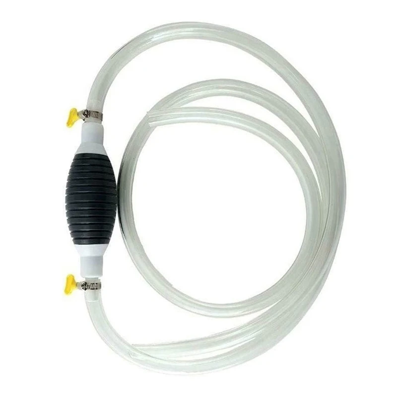 2022 New Anti-static Rubber Oil Sucker Car Manual Fuel Tank Suction Hose Pump Liquid |