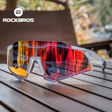 ROCKBROS-남녀공용 광색 사이클링 안경, 편광 조절 코 지지 근시 프레임 스포츠 선글라스 고글