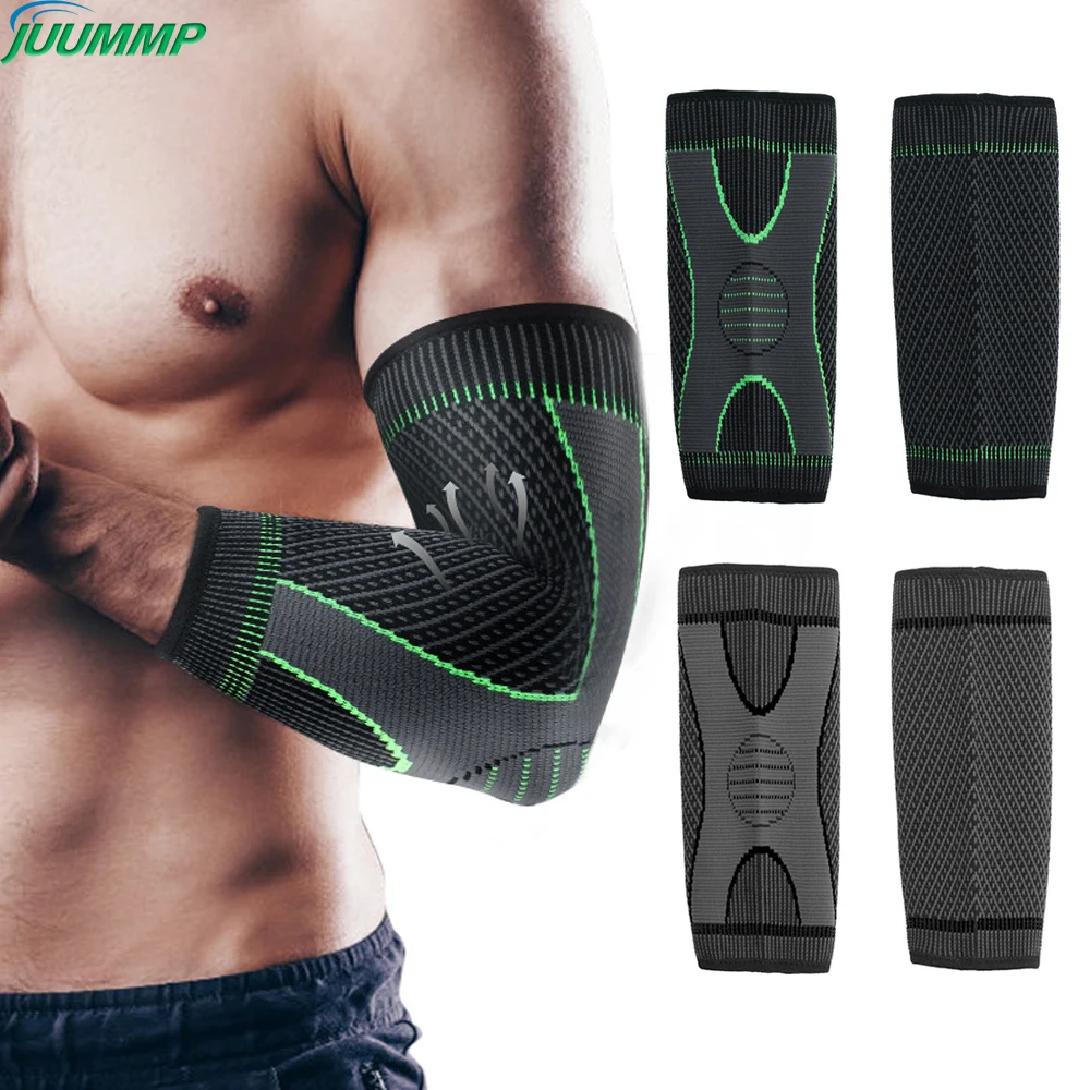 

Elbow Support Elastic Gym Sport Elbow Protective Pad Absorb Sweat Sport Basketball Running Cycling Arm Sleeve Elbow Brace