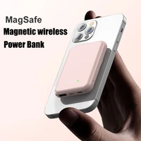 magnetic wireless charges for iphone 13 12 11 pro max magsafing 5000mah fast charge for samsung power bank of apple battery pack