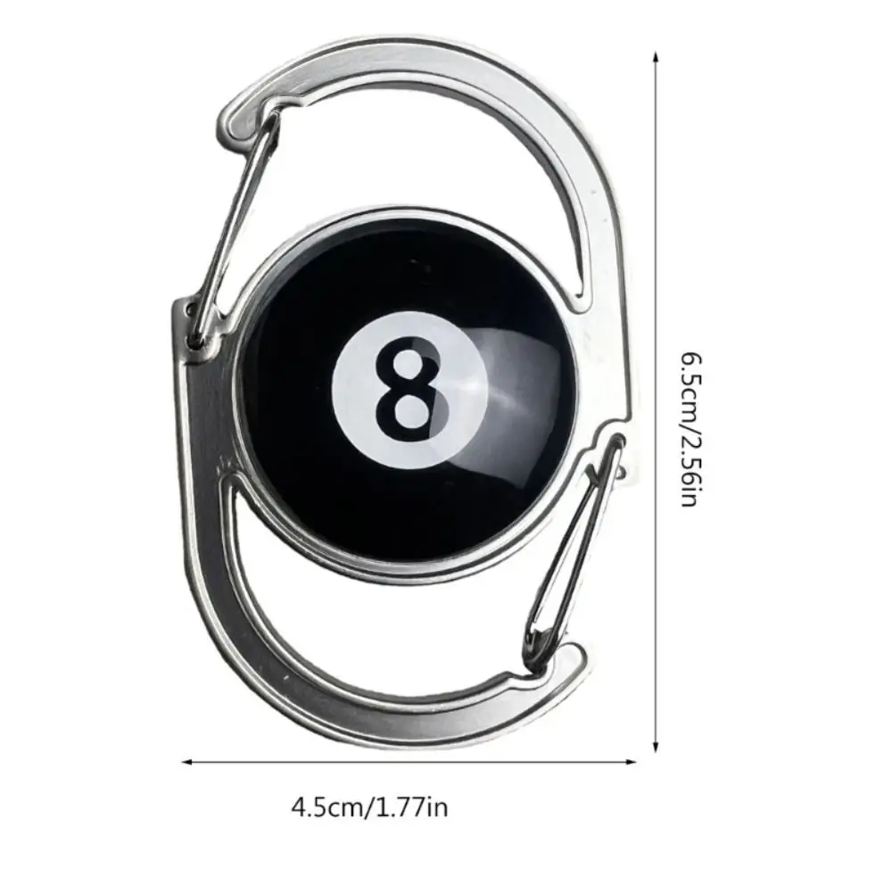 Бильярдный карабин Black 8 быстросъемный S-образной формы двойная пряжка типа S