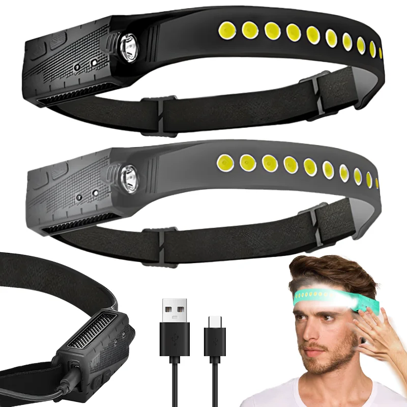 Фонарь налобный светодиодный с