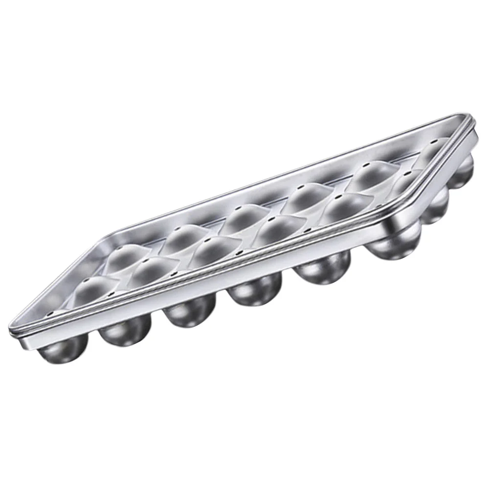 

Bakeware Stainless Steel Ice Ball Shaped Mold Making Tray Easy Take Out Cube Lid