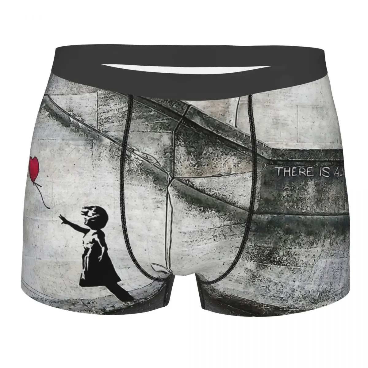 

Balloon Girl Banksy Underpants Homme Panties Male Underwear Sexy Shorts Boxer Briefs