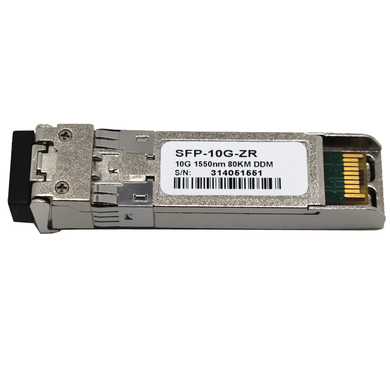 

1550nm Fiber Optic Module Dulplex Gigabit Ethernet Sfp-10g-zr 10g Sfp 80km