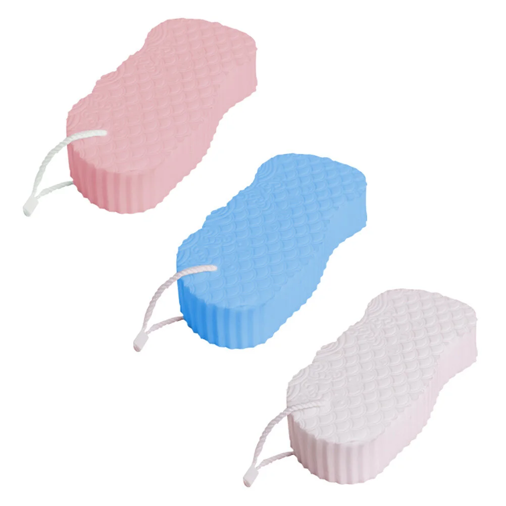 

3 Pcs Face Sponge Body Tools Cleaning Take Bathing Home PVA Sponges Shower Child Baby Scrubber Use