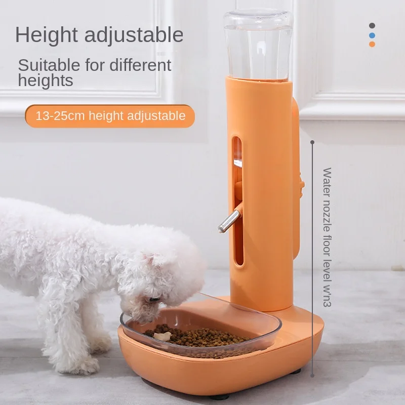 

Dog water dispenser non-wet mouth automatic water dispenser Cat water dispenser running vertical kettle feeding pet supplies