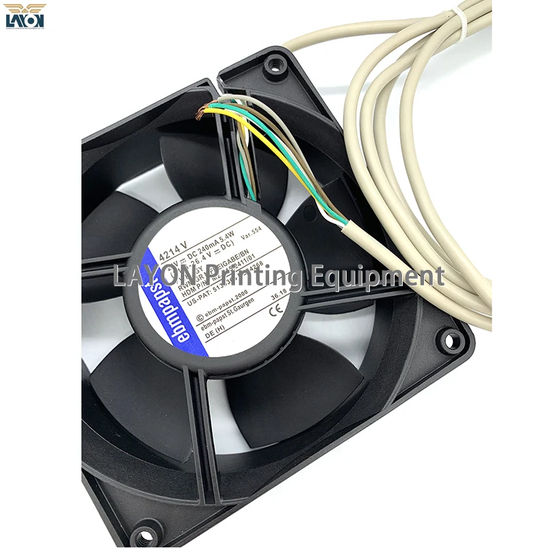 

1pcs LAYON M2.115.2411 Fan For Heidelberg SM74 PM74 Printer Accessories High Quality Fast Safety Delivery
