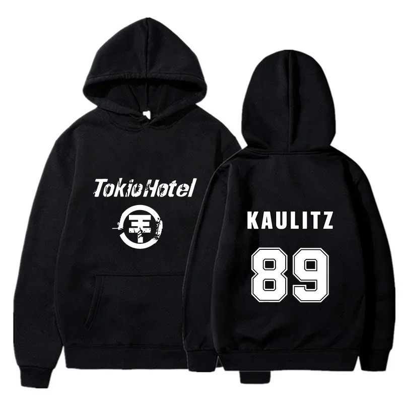 Толстовка с капюшоном в стиле рок-группы Tokio Hotel мужская толстовка принтом Kaulitz