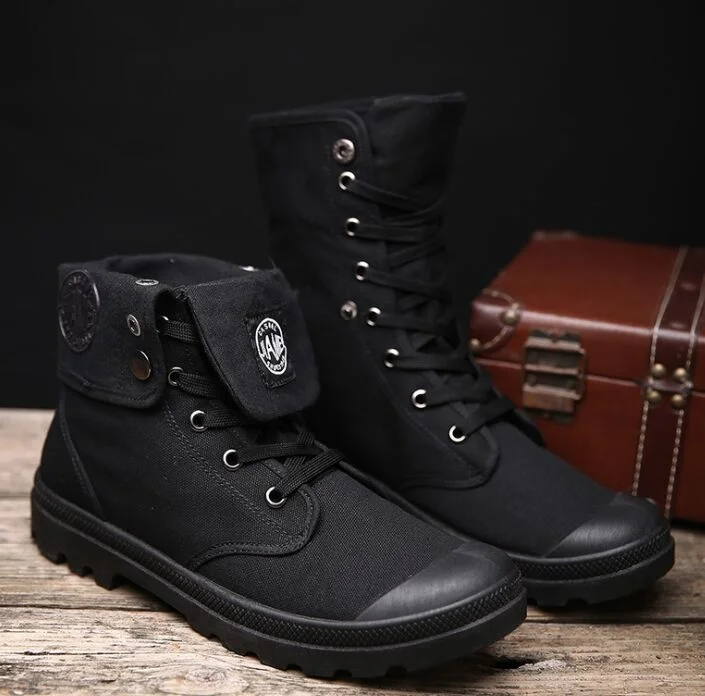 

2023 Fashion High Top Sneakers Canvas Shoes Men Casual Shoes White Flat Female Basket Lace Up Trainers size 39-45