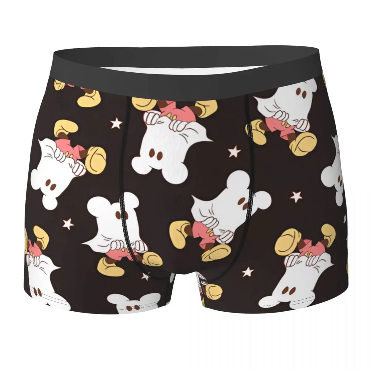 Нижнее белье на Хэллоуин с Микки Маусом модные мужские трусы принтом забавные