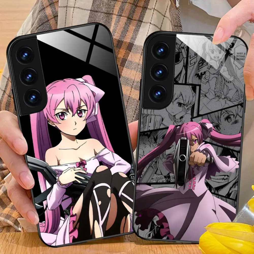 Фото Чехол для телефона Akame Ga Kill Mine для Samsung Galaxy S26 S25 S24 S23 S22 S21 S20 Note20 Plus FE Ultra, защитный стеклянный чехол №3