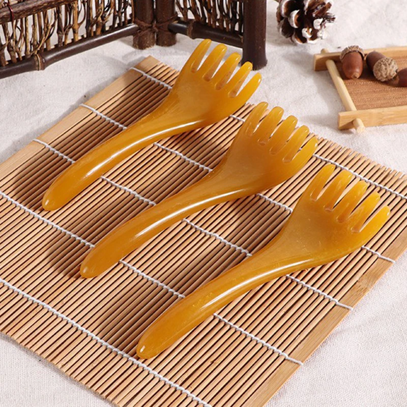 

1pc Resin Facial SPA Gua Sha Board Body Massager Relaxation Combs Face Scraping Scalp Massage Comb Health Care