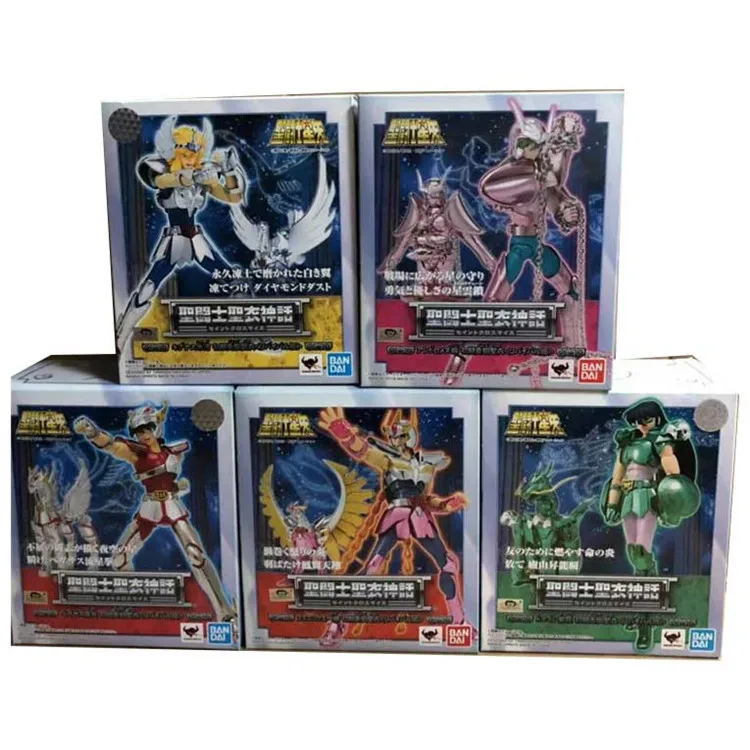 

Bandai Saint Seiya Myth Cloth Early Bronze Revival Ver Phoenix Ikki Shun Shiryu Hyoga Pegasus Original Action Figure Model Toys