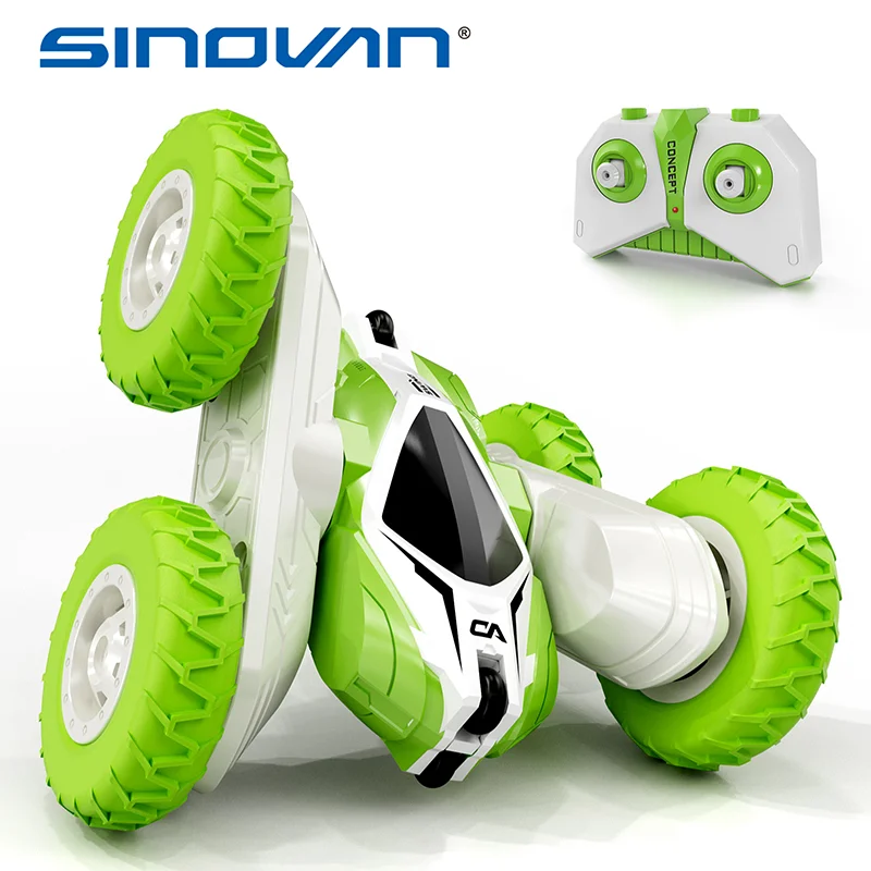

RC Cars Stunt Car Toy, Remote Control Car Double Sided Flips 360° Rotating Vehicles, Toys Gifts for Kids+-