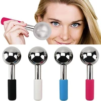 1 pair stainless steel ice ball ice wave ball korean energy crystal ball ice compress slow pores massage face and eyes