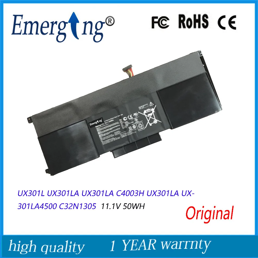 Аккумулятор C32N1305 для ноутбука ASUS Zenbook UX301L UX301LA UX301LA C4003H UX301LA UX301LA4500, 11,1 В, 50 Вт/ч
