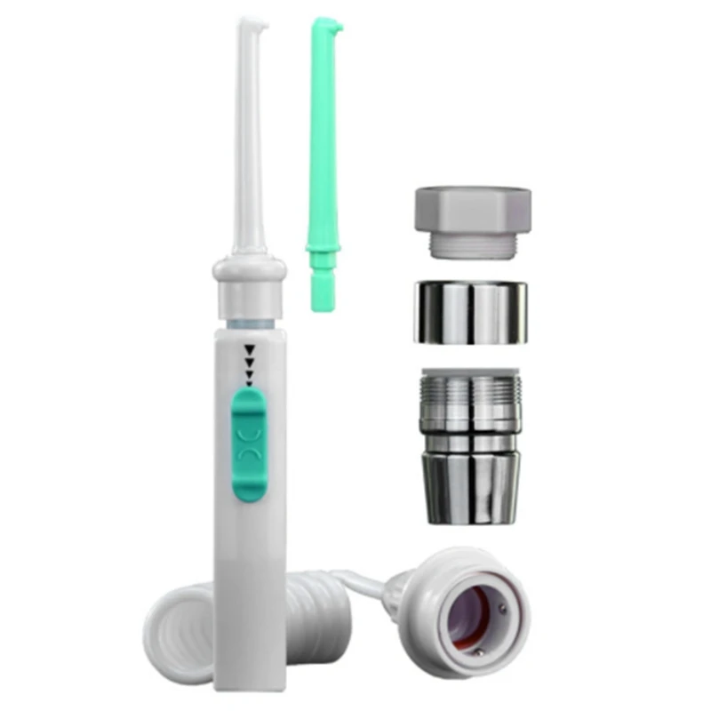 

New Faucet Oral Irrigator Portable Teeth Cleaner Water Flosser Water Pick Jet Flossing No Charging