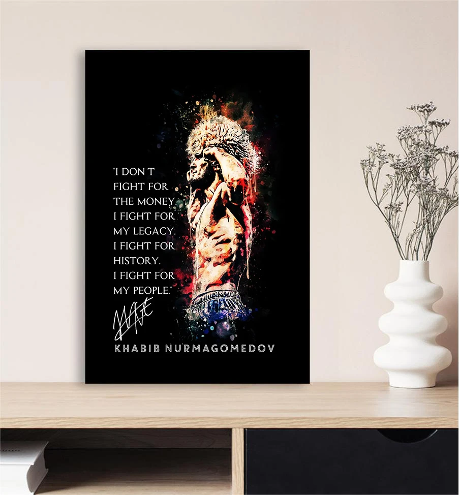 Мотивирующие цитаты легенда боксеры звезда Майк Тайсон постер холст картины