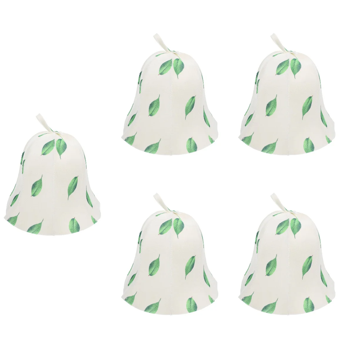 

5pcs Reusable Sauna Hat Stylish Sauna Hat Breathable Sauna Felt Hat Household Felt Hat