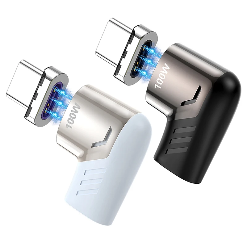 

Magnetic Adapter 100w Usb Emale Magnet Adapter Magnetic Type-C Male Connector For Mackbook Huawei USB-C Kuulaa To Usb C
