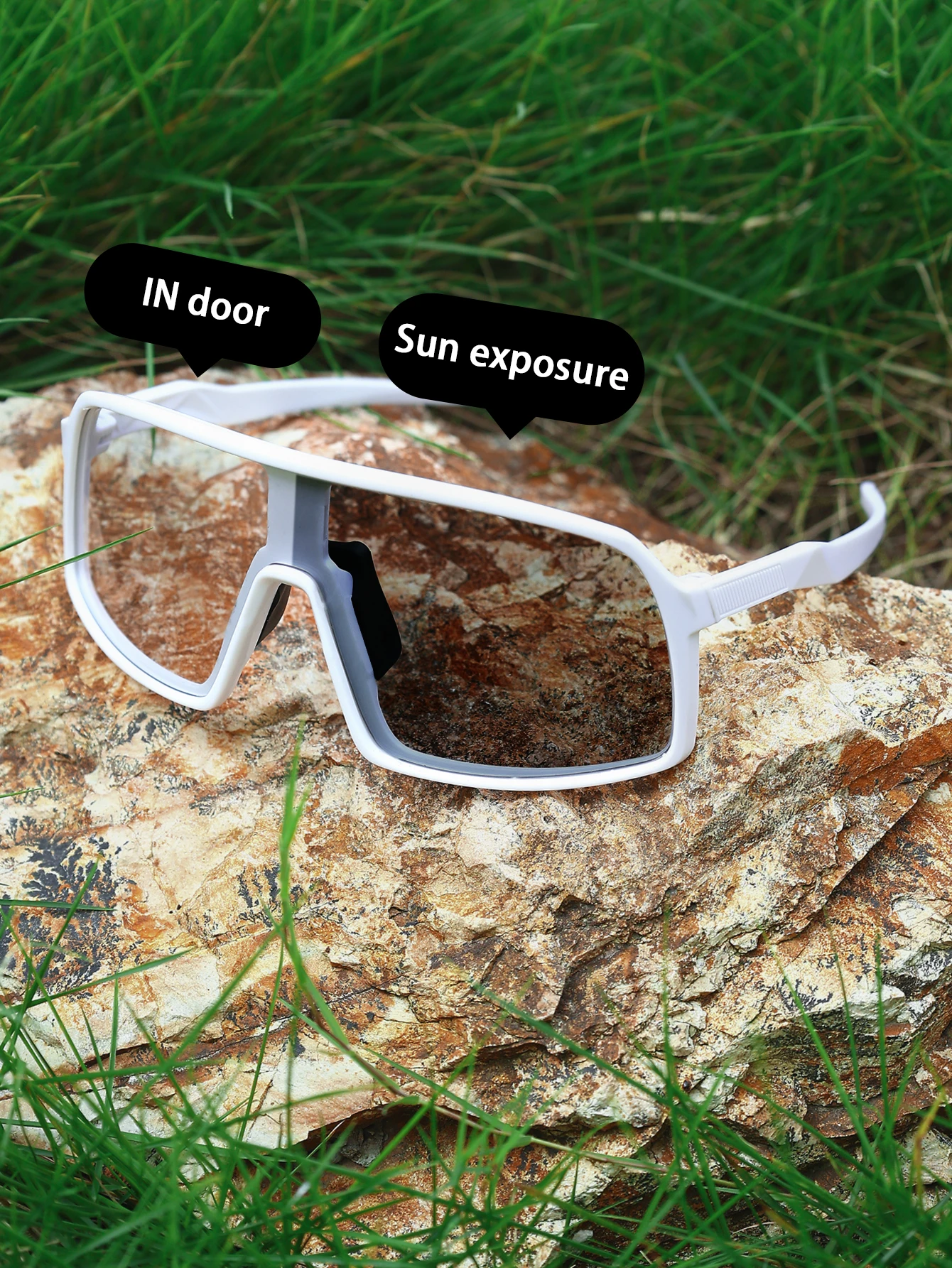 Большие Классические Фотохромные Солнцезащитные Очки Унисекс С