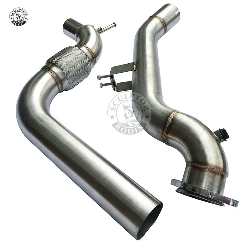 

For 15-16 Ford Mustang Ecoboost 2.3T SS Catless Exhaust Exhaust Downpipe 3"