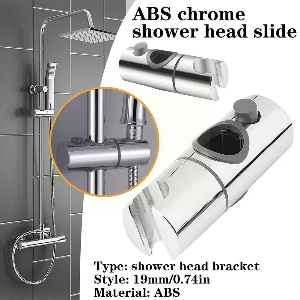 

19 мм ручной душ Кронштейн подходит для Abs Регулируемая направляющая ползунок регулируемое покрытие P8t6 держатель инструментов Ванная комната Душ H E7t9