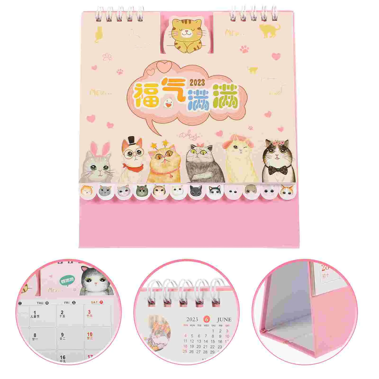 

Calendar Cartoon Cover Calendar Desk Calendar Multi-use Calendar for Office