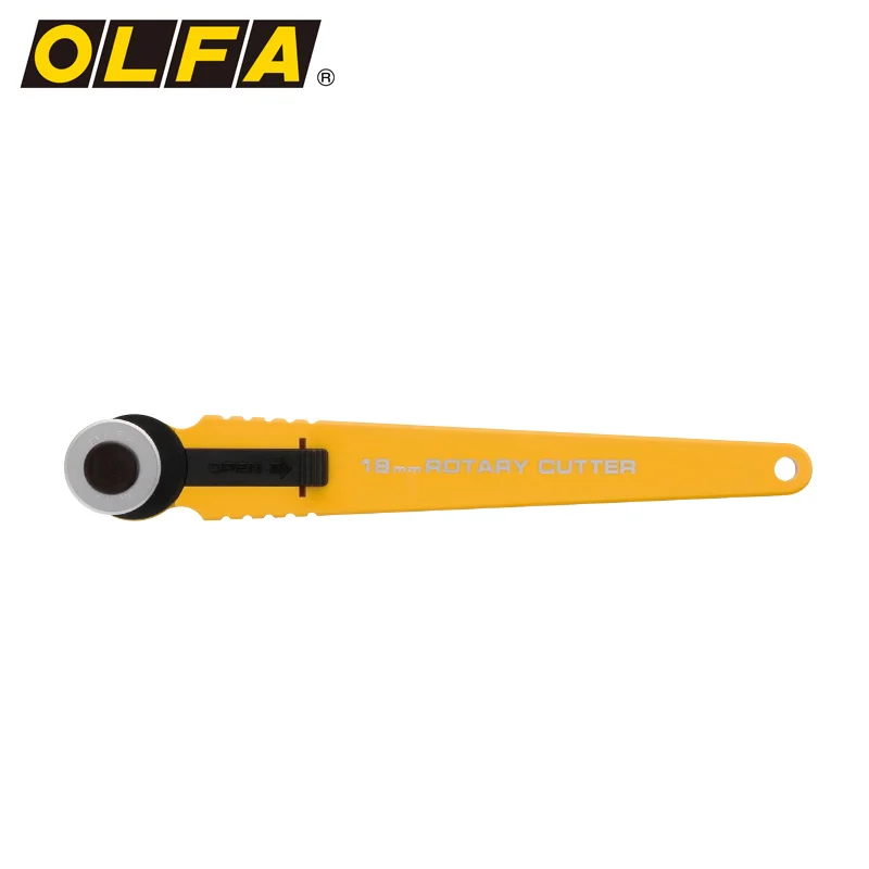 

OLFA RTY-4/G(172B) Hobby Rotary Cutter 18mm Diameter Spare Blade Rotary Knife for Cloth Leather Paper Cutting Knives