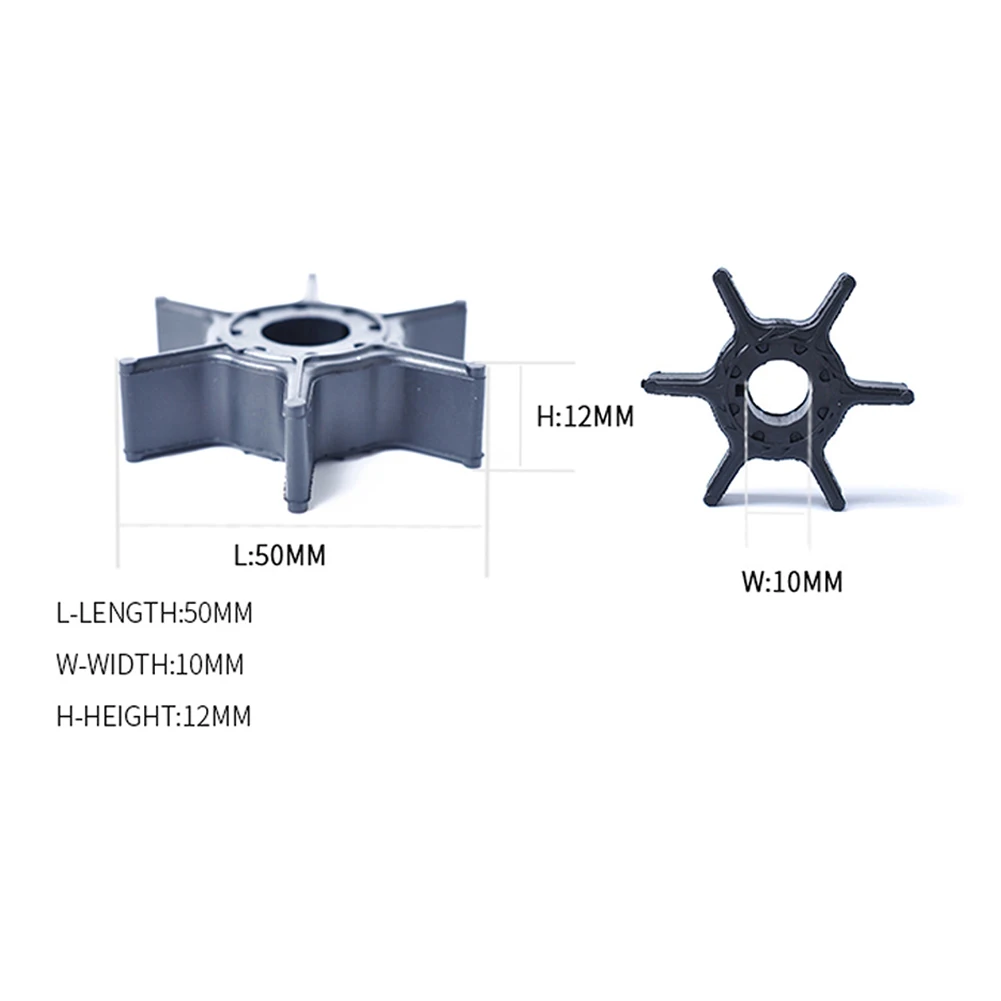 

1pcs For YMH Boat Outboard Rubber Water Pump Impeller 63V443520100 52.25mm High Quality Replacement Accessories